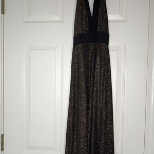 En Focus Studio M Sleeveless Black Sequin BodyconLined Women's Coctail Dress